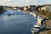 Blick �ber Fredrikstad und die Glomma; 10.09.2009