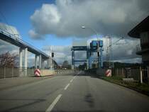 Der alte R�gendamm mit der Ziegelgrabenbr�cke Richtung R�gen.