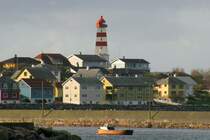 Blick auf Alnes mit dem Alnes Fyr; 07.10.2009