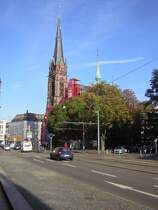 Das Foto zeigt die Johaniskirche in Saarbr�cken. Zur Zeit wird die Kirche Renoviert. Das Foto habe ich am 20.10.2009 aufgenommen.
