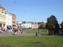 Blick �ber den Hauptplatz in Exeter