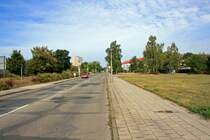 Blick in die von Wohnbl�cken (fast) befreite, Poststra�e, 07.09.09