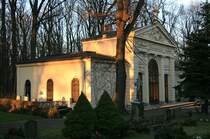 Die Friedhofskapelle auf dem Schlo�friedhof Chemnitz, aufgenommen am 27.12.06.