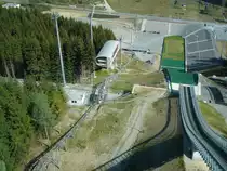  Vogtlandarena  bei Klingental,
Blick vom Anlaufturm,
2007