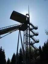  Vogtlandarena  bei Klingental/Vogtland,
der Schanzenturm
