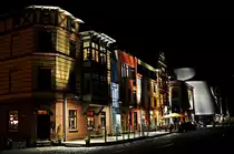 Im Stralsunder Hafen bei Nacht 20.10.09