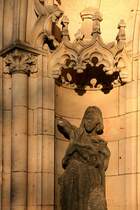 Detail am Eingangsportal der Chemnitzer Schlo�kirche, aufgenommen am 27.12.06.