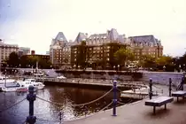 Hafen von Victoria mit dem fr�her der Canadian Pacific Railway geh�renden Empress-Hotel