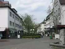 Fu�g�ngerzone in Meschede, einer Stadt im Sauerland.