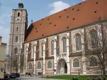 Ingolstadt in Bayern,
die j�ngste Gro�stadt Deutschlands,
das sp�tgotische M�nster,
April 2006
