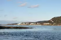 K�nigswinter vom westlichen Rheinufer gesehen - 04.12.2009