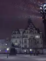 Dresden - Georgentor in wei�er H�lle