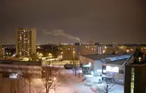 Blick �ber Dresden Gorbitz - Winternacht