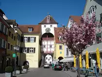 Meersburg am Bodensee,
das Unterstadttor,
April 2007