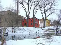 Laucha an der Unstrut - H�user am Unstrutcamp - 17.01.2010
