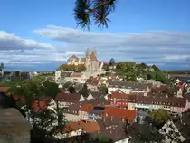 Breisach am Rhein,
Blick vom Eckartsberg auf Stadt und Burgberg mit M�nster,
Okt.2008