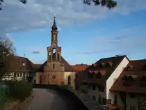 Mahlberg in der Ortenau,
die Pfarrkirche von 1687,
Nov.2008