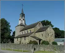 Die Kirche Saint Etienne in Waha stammt aus dem Jahre 1080, sie ist eine der �ltesten Kirchen Belgiens. 16.08.09 (Jeanny)