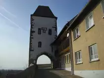 Breisach am Rhein,
Hagenbachturm, bereits 1319 erw�hnt,
nach dem Krieg 1953 wieder aufgebaut,
Feb.2010 