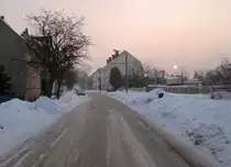 Sonnenaufgang, Guben, Gr�nstra�e, 17.02.10