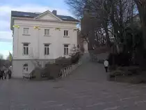 Der Weg zum Sankt Michael-Kloster in Aachen-Burtscheid.