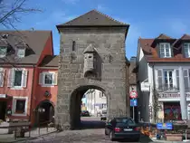 Breisach am Rhein,
Gutgesellentor, 1319 erstmals erw�hnt,
benannt nach der W�chterfamilie,
M�rz 2010
