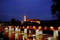 Alte Rheinbr�cke und Fridolinsm�nster (Mai 2004)