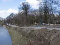 Wiederaufbau, Theaterinsel Gubin, Blickrichtung Norden, Zustand: 01.04.10
