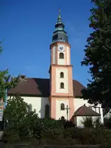 Freiburg-Hochdorf,
katholische St.Martinkirche, im barocken Stil von 1712,
2009