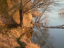 Die Stadtmauer der ehemaligen K�striner Altstadt. 2.2.2007