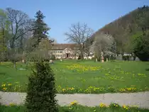 Freiburg im Breisgau,
Schlo� und Park Ebnet im gleichnamigen Stadtteil,
1748 nach Pl�nen von Joh.Jacob Fechter errichtet,
im Privatbesitz,hier finden Konzerte und Veranstaltungen statt,
April 2010