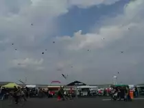 Die �ffnung des Tempelhofer Flughafengel�ndes wurde unter anderem mit einem Drachenfest gefeiert. 9.5.2010