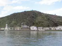 St. Goarhausen auf der rechten Rheinseite; 02.04.2010