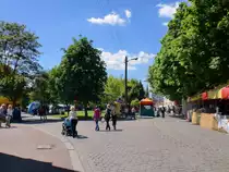 Flaniermeile an der Westerplatte, Stadtfest Gubin, 04.06.10
