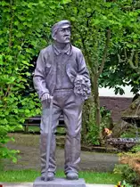 Der Strohh�ischer, die Spottfigur der Laenschelder (Schenklengsfelder) Einwohner