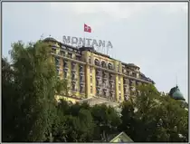 Hotel Montana in Luzern am Vierwaldst�tter See. (23.07.2009)