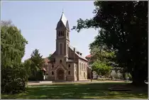 Die Schlosskapelle von Gut Sutthausen wurde 1893 erbaut. 10.07.2010