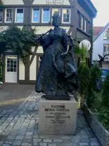 Bad Saulgau in Oberschwaben,
Denkmal f�r Kaiserin Maria Theresia, zur Erinnerung an die vorder�sterreichische Zeit der Stadt von 1299-1806,
Aug.2010