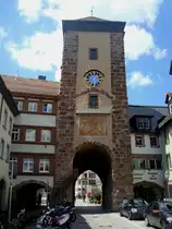 Villingen,
das  Riettor , der �lteste Stadtzugang, 1293 erstmals schriftlich erw�hnt,
1541 umfangreicher Umbau,
Aug.2010