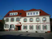 Hugstetten im Breisgau,
das Rathaus,
Aug.2010