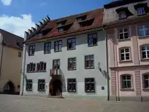 Villingen,
das neue Rathaus stammt von 1537, war ehemals das Pfarrhaus,
Aug.2010