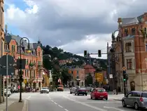 Der K�rnerplatz in Dresden Loschwitz.