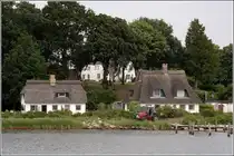 Idyllisches Wohnen ist an der Schlei - wie hier in Rabelsund - sehr gut m�glich. 04.08.2010