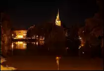 Die Roten Spitzen in Altenburg(Th�ringen) bei Nacht.