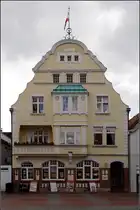 Geb�ude am Rathausplatz in Eckernf�rde. 03.08.2010
