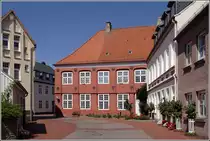 Geb�ude in der Marktstra�e in Schleswig. 07.08.2010