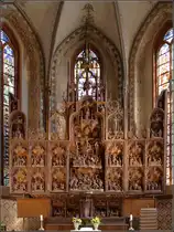 Der Br�ggemann-Altar, auch Bordesholmer Altar genannt, im Dom St. Petri in Schleswig. 07.08.2010