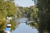 R�DERSDORF bei Berlin (Landkreis M�rkisch-Oderland), 22.09.2010, Blick auf den Kalkgraben in n�rdlicher Richtung