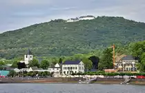 K�nigswinter am Rhein mit dem Hotel (und G�stehaus der Bundesregierung) Petersberg - 31.07.2010