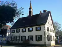 Nimburg, ein Ortsteil von Teningen,
das Rathaus von 1736, der Ort wurde bereits 977 urkundlich erw�hnt,
Okt.2010
